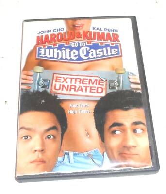 Harold & Kumar Go To White Castle Extreme Unrated DVD John Cho, Kal Penn