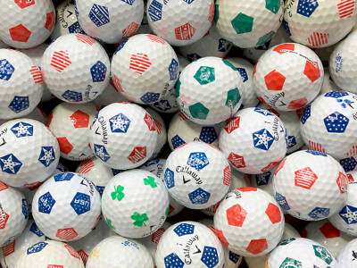 50 Golfbälle Callaway Chrome Soft Truvis Mix AAA/AAAA Bälle Lakeballs ChromeSoft
