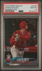 2018 TOPPS UPDATE RAINBOW FOIL #US189 SHOHEI OHTANI ROOKIE CARD PSA 10 MINT