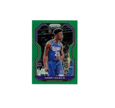 2020-21 Prizm GREEN REFRACTOR SP HARRY GILES Sacremento Kings STAR