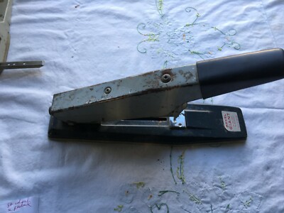 Vintage grau riesig Rexel Schwerlast Tacker Tacker Film TV Requisite