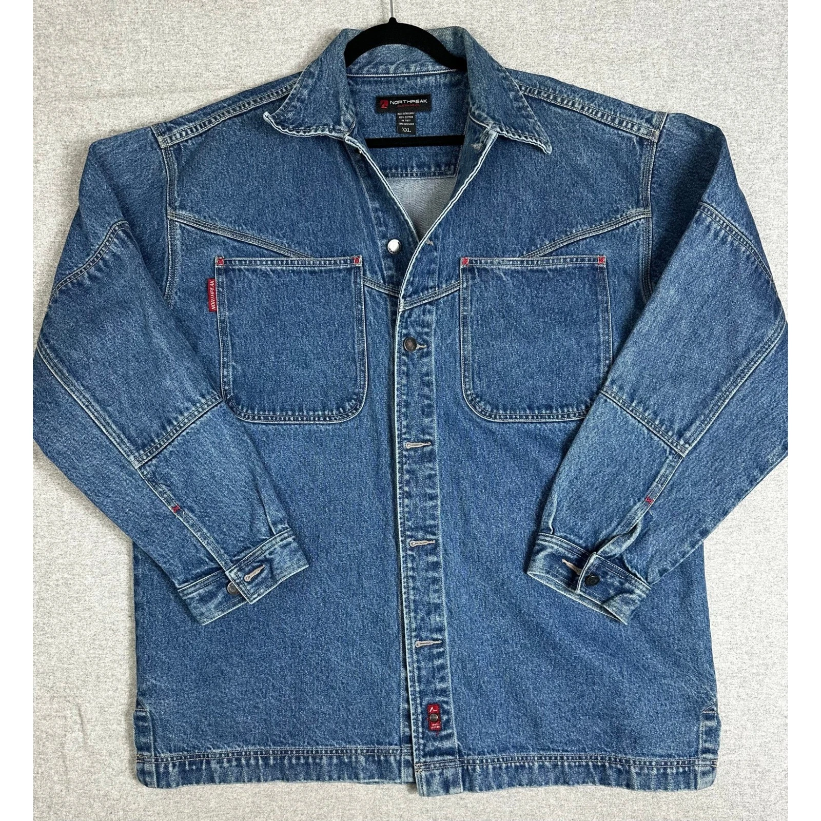 Vintage Northpeak Clothing Jean Jacket Coat Mens XXL Denim Blue Cotton Workwear
Opens in a new windo