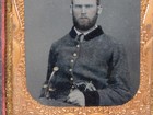 Civil War Texas Confederate 11th Cavalry George R Reeves Officer Ambrotype Photo — photo 4
