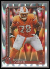 2025 Topps Chrome #287 Tristan Wirfs Ray Wave Refractor