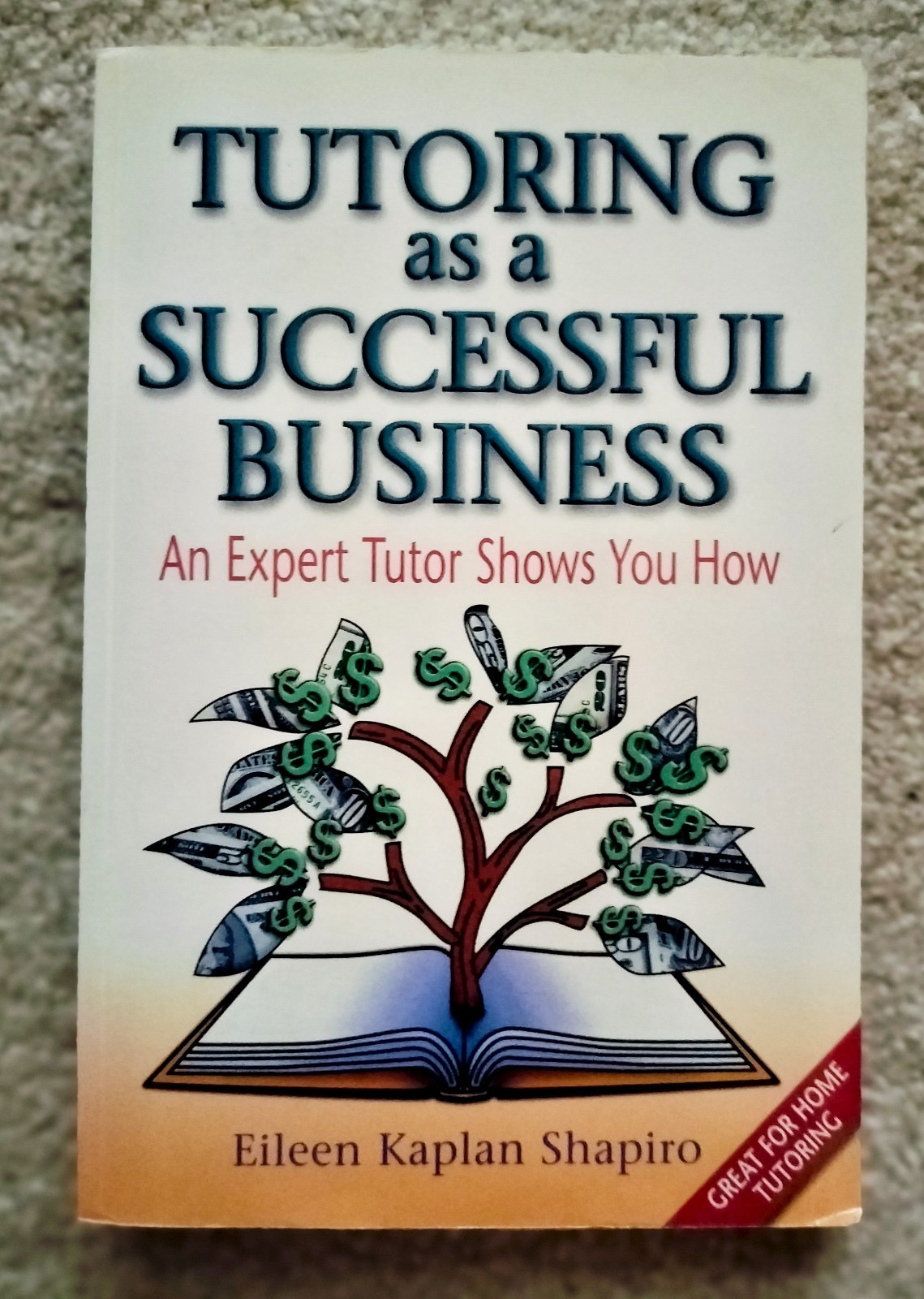 TUTORING AS A SUCCESSFUL BUSINESS: AN EXPERT TUTOR SHOWS Eileen Kaplan Brand New