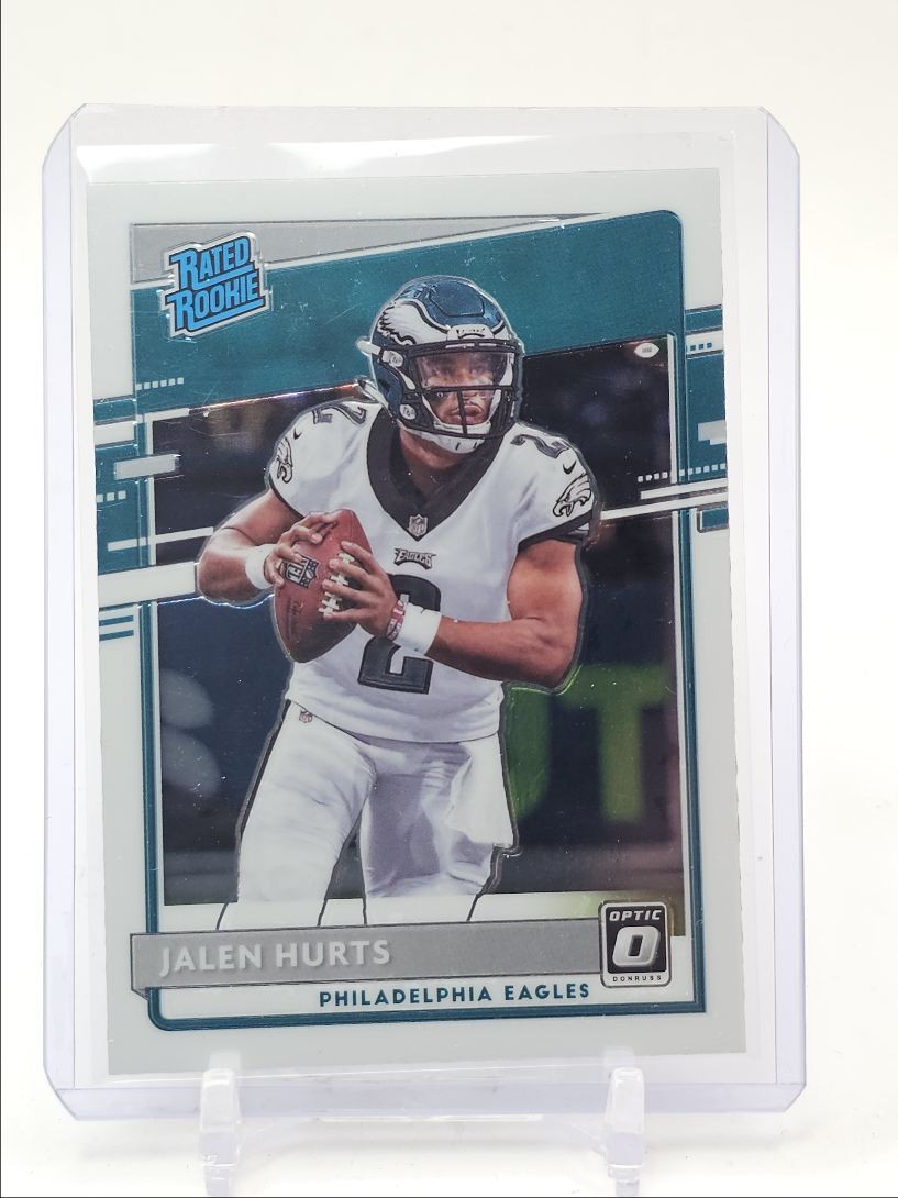 JALEN HURTS 2020 DONRUSS OPTIC RATED ROOKIE FOOTBALL EAGLES #164 E RC Q5384