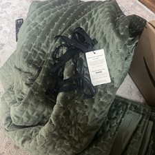 EVERGRACE Luxury Velvet Quilt Set King Size 3 Piece, Soft Cross-Stitch Velvet