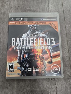 Battlefield 3 Premium Edition Sony PlayStation 3, 2012, Complete with Manual