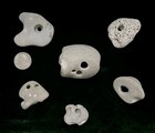 Hag Stone, Fairy Stone, Hex Stone, Naturally Formed, Beach Rock with Hole, Lot  — photo 1