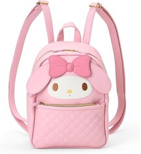 Japan Limited Sanrio Face-Shaped Backpack My Melody PU Leather For ages 3 and up