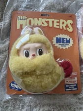 Authentic! POPMART The Monsters Labubu Earphone Case Shrimp Pendant Charm New