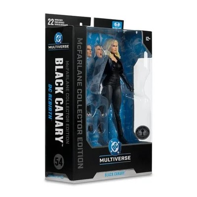 McFarlane DC Multiverse Black Canary Platinum Chase #54 Collector