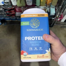 Sunwarrior Protein Warrior Blend Chocolate, 1.7 LBS Plant Based