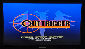 OUTTRIGGER SEGA DREAMCAST ARCADE SHOOTER VIDEO GAME BOXED COMPLETE UK PAL