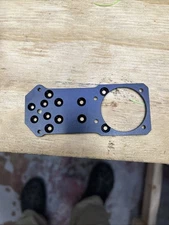 Metal Toolhead Plate. Ratrig toolhead to CHUBE air horned