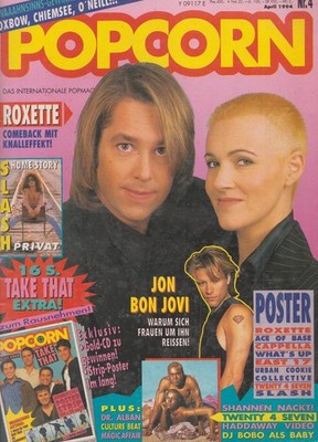 Popcorn Jon Bon Jovi,Richard Grieco,Marusha,David Hasselhoff,Robbie Williams 