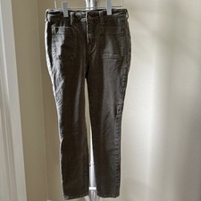 Anthropologie pilcro the letterpress high rise skinny corduroy pants size 29