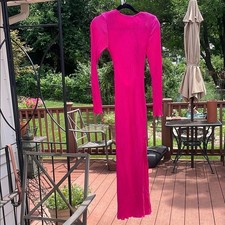 Fashion Nova Pink Bodycon Puff Sleeve Dress for Prom