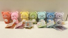 Rilakkuma Nanairo Tenori Plush Set of 7 Rain or Shine Theme F/S JAPAN Complete