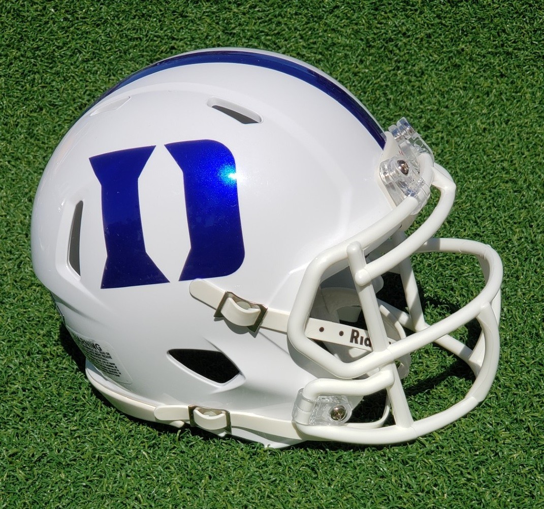 DUKE BLUE DEVILS 2025 ACC CHAMPIONSHIP GAME FOOTBALL MINI HELMET