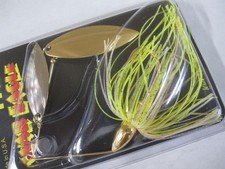 War Eagle Gold Frame Double Willow Spinnerbait 1/2oz #34 Sunperch New Piano