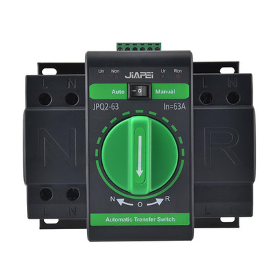 220V 50/60Hz 2P 63A ATS Dual Power Automatic Transfer Switch - Changeover Switch
