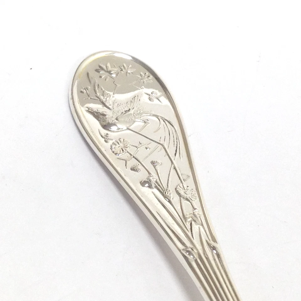 Cucharadita Tiffany & Co Audubon 6-1/4" plata de ley maciza 47 g sin monograma Foto 2 de 4