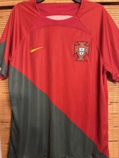 Nike Soccer Portugal World Cup Embroidered Swoosh & Team Logo Size XL Dri Fit
