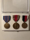 WW2 US American Campaign, Victory, Army of Occupation Original Military Medals