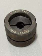 Burndy Index 163 505 12 Ton Compression Connector Crimper U-Die Set