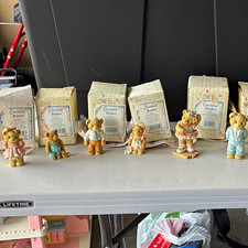 Cherished Teddies Our Cherished Family Mindy Bear Figurine Lot Boxed 1993