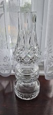 Waterford Crystal Vintage Hurricane Candle Lamp ( 10.5 inches tall) 