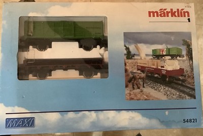 MARKLIN 1 GAUGE MAXI # 54821 FREIGHT CAR SET 