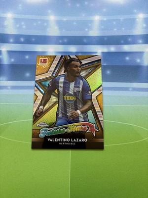 2018-19 Topps Chrome Bundesliga Future Stars Valentino Lazaro Gold /50 Hertha
