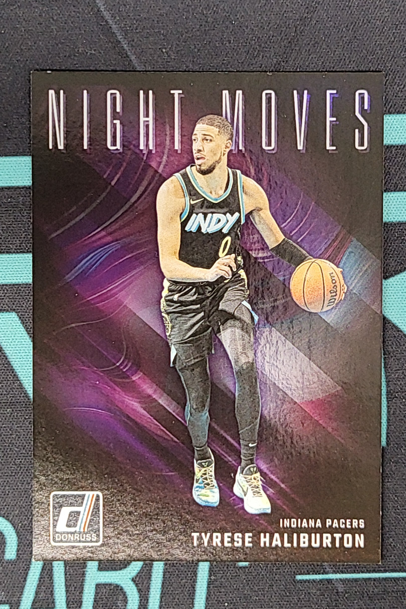 2024-25 Panini Donruss Tyrese Haliburton Night Moves #22 Case Hit SSP
