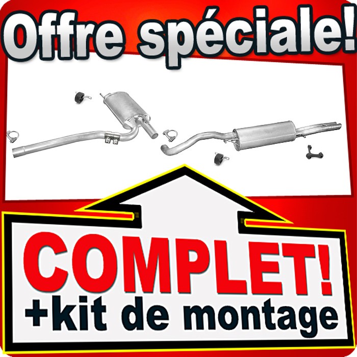 Échappement Audi A4 B5 1.8 T pot silencieux pour rénovation mécanique de voiture