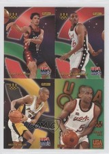 1996 Skybox USA Basketball Quads John Stockton Anfernee Hardaway Grant Hill 0jp9