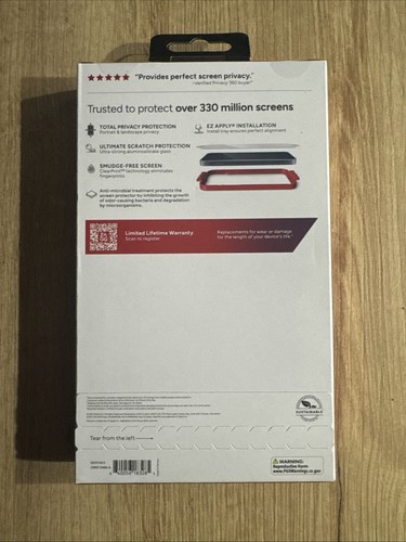 ZAGG InvisibleShield Privacy 360 Screen Protector For Apple iPhone 15 Pro Max - 第 2/2 張圖片