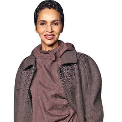 Farida Khelfa (Coat) Half Body Buddy Cutout