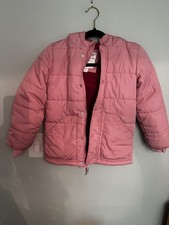 Cat and Jacks Girls Puffer Jacket Pink 6/6X