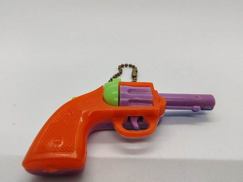 Vintage Gun Keychain Puzzle 1950s Toy Game Mail Order Toy Collectible