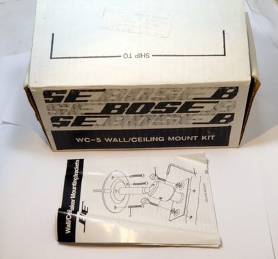 1 Pair Bose Universal Speaker Wall/Ceiling Mount Kit WC-5 Bracket w/ screws