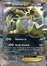 Pokemon Tyranitar-EX (42/118) Ancient Origins MP HOLO on eBay
