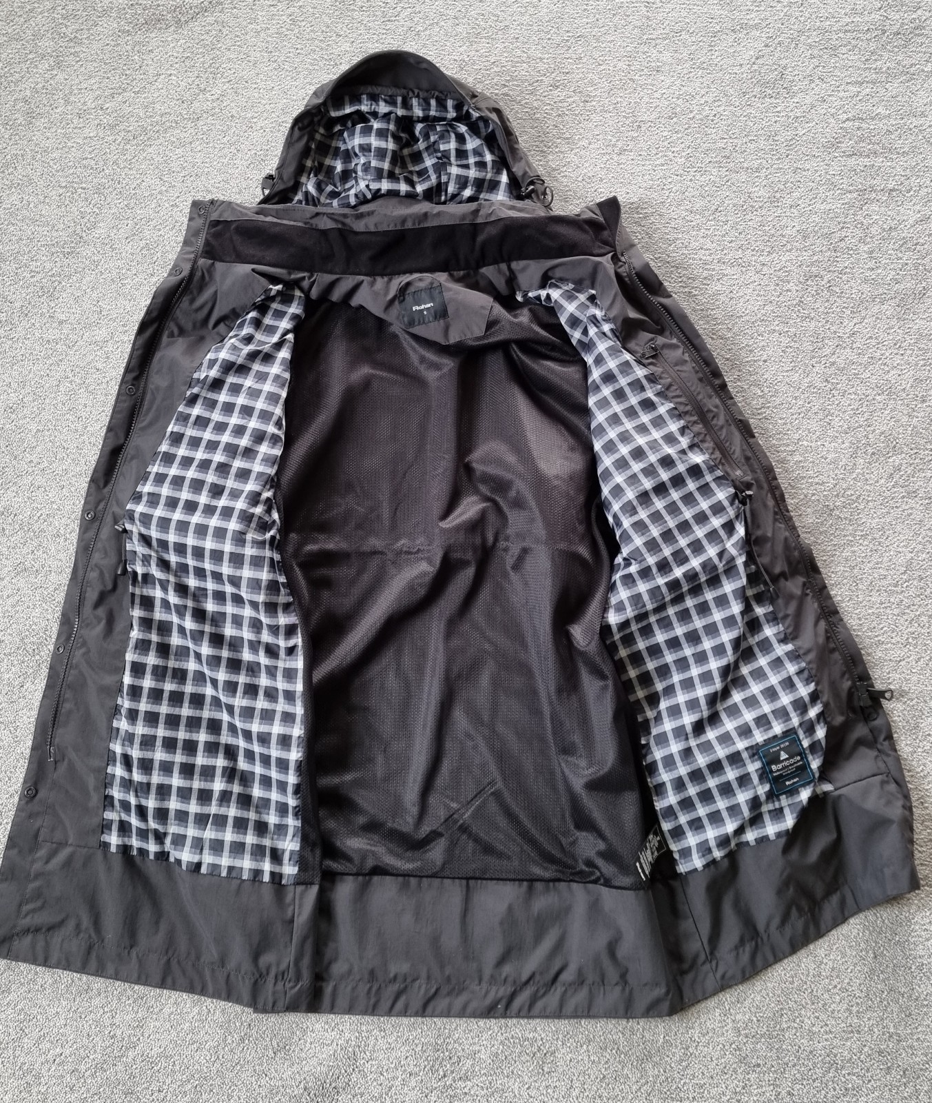 Rohan Hilltop Waterproof Jacket Women’s Small Carbon Grey image 3