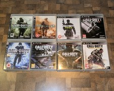 Call of Duty PS3 Games Bundle x8 Black Ops MW2 MW3 Ghosts World at War PAL