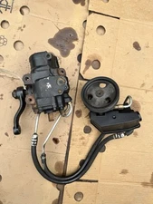 03-06 Jeep Wrangler TJ 4.0L Complete Power Steering Gear Box Pump Set Up w/Lines