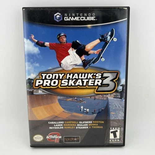 Tony Hawk's Pro Skater 3 (Nintendo GameCube, 2001) Case and Game Tested Working