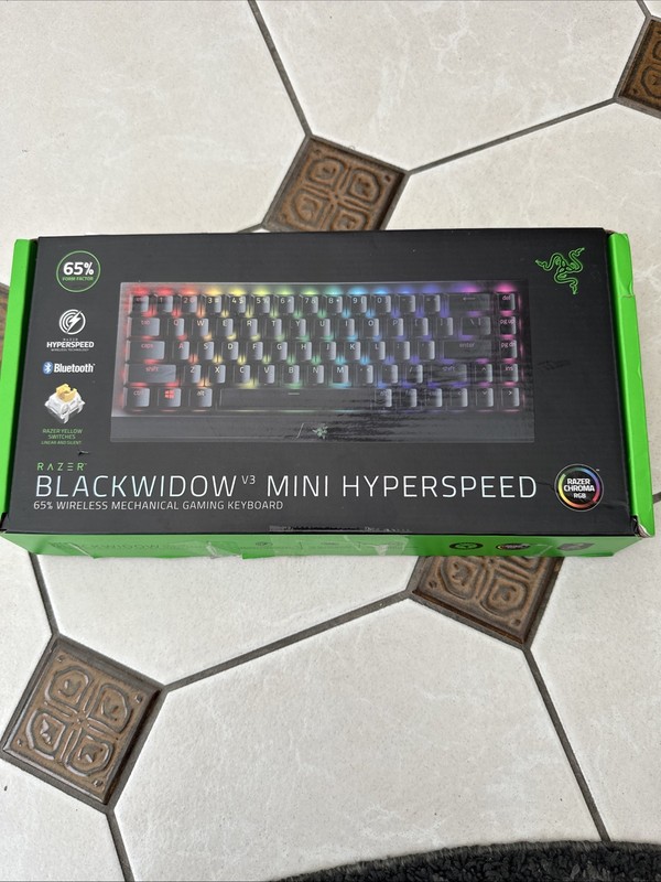 Razer BlackWidow V3 Mini HyperSpeed Mechanical Gaming Keyboard - Black