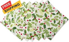 DII Boughs of Holly Collection 20" x (Set 6), Christmas Greenery 
