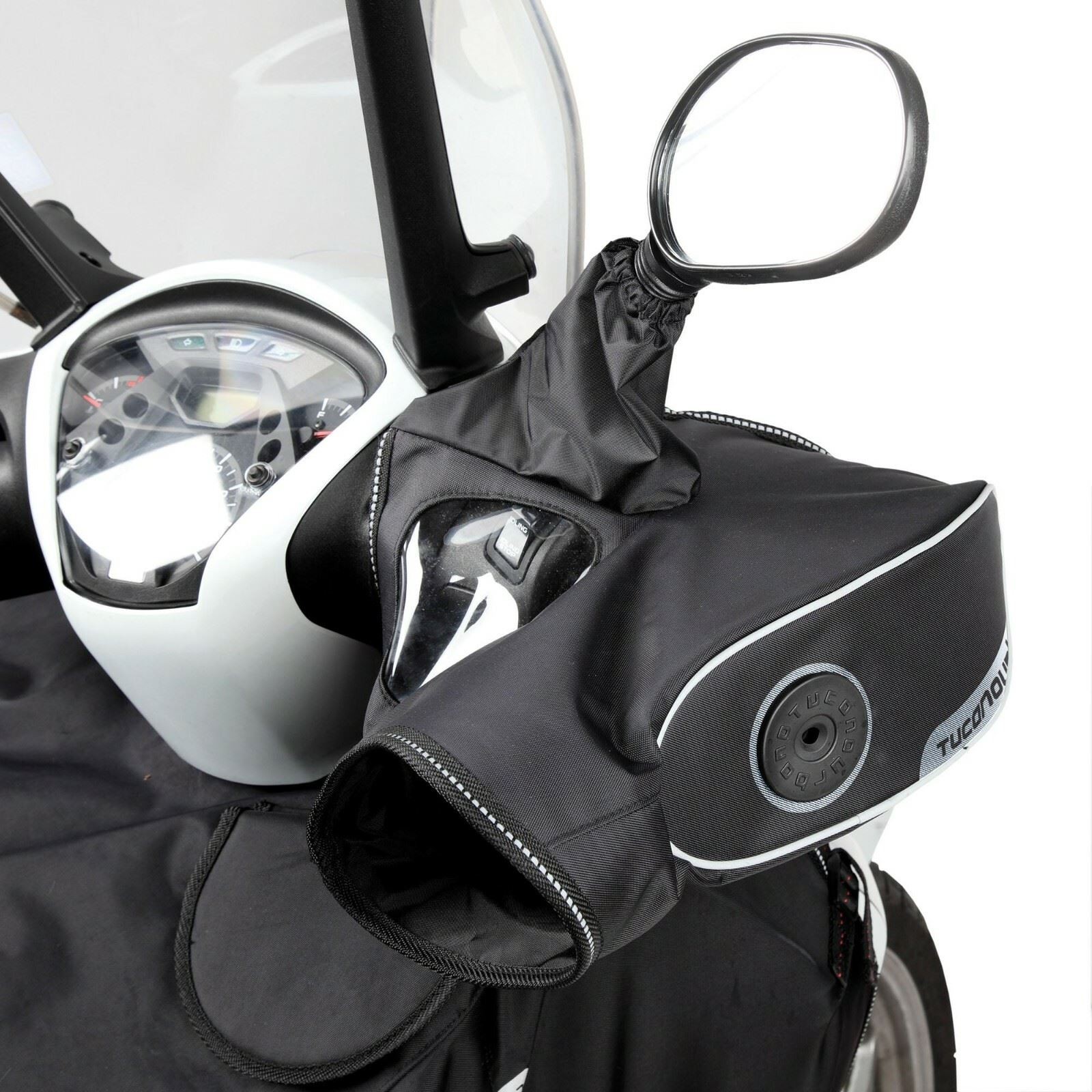 Tucano Urbano Hand Muffs Black Fits Yamaha T-Max 500 Black Max (2006 - 2007)